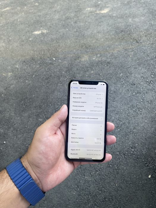 Iphone xs ayfon xs 64gb LL/A sotiladi tel ideal aybi yo face ishlidi