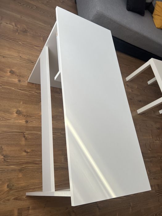 Birou alb cu sertar – 100 × 40 × 75 cm