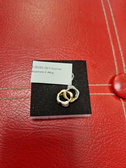 Златни Обеци 2.44гр 14к