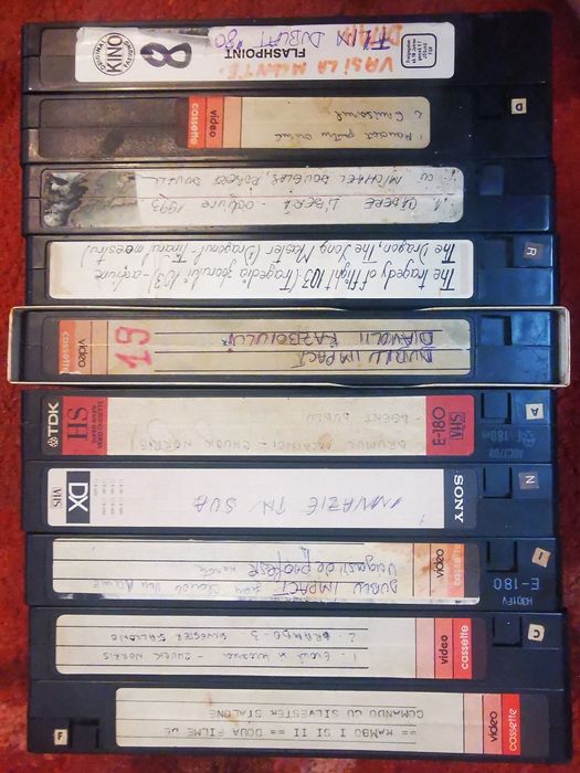 Filme dublate Filme Vhs Rambo 1 2 3 Terminator 2