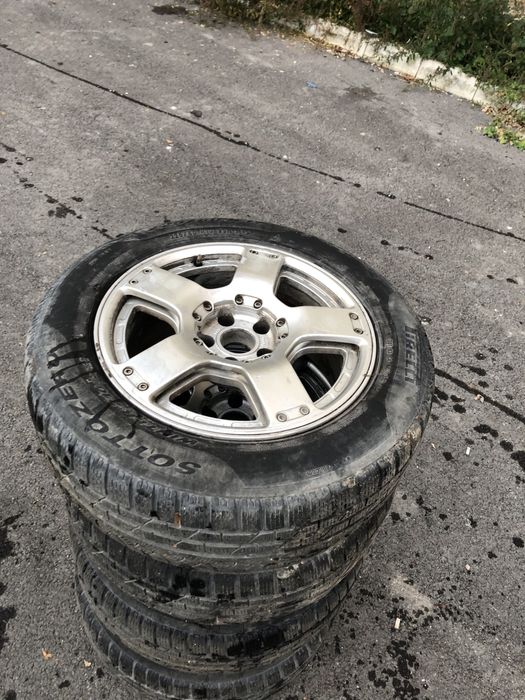 Двойни лети джанти  за Ауди А6 Алрод с гуми Run Flat 225/60 R17