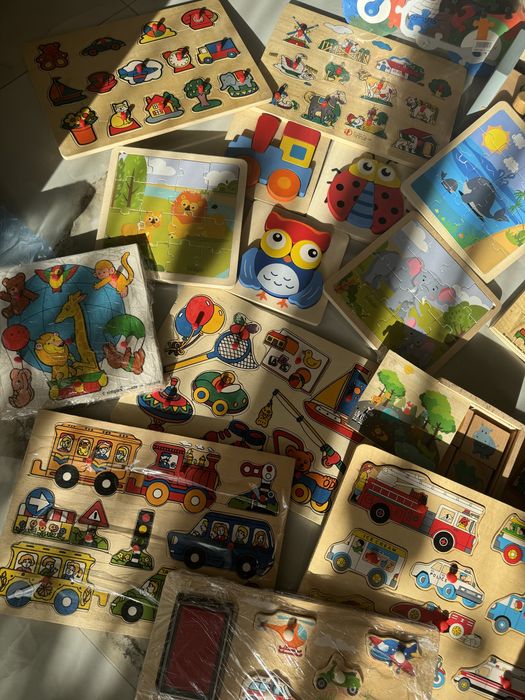 Lot jucarii din lemn