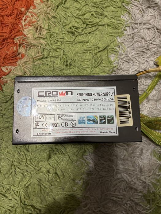 Блок питания CROWN MICRO CM-PS500W Standart