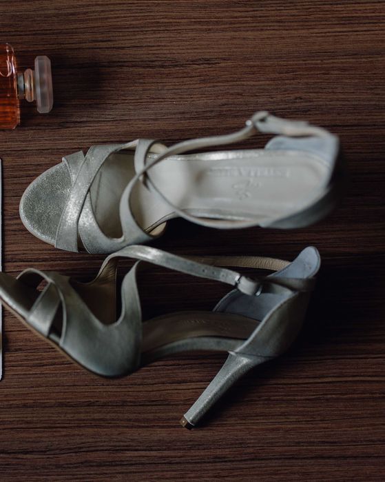 Sandale mireasa crem