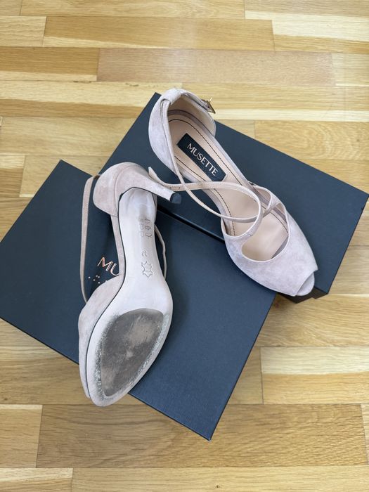 Pantofi Musette piele intoarsa 37