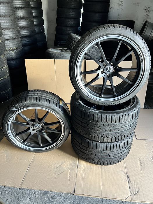 Jante NOI Mercedes Amg Gt 43 53 63 S , 21 inch’ , A2904011200 + anvelope iarna 315/30/21 & 275/35/21 , Pirelli !