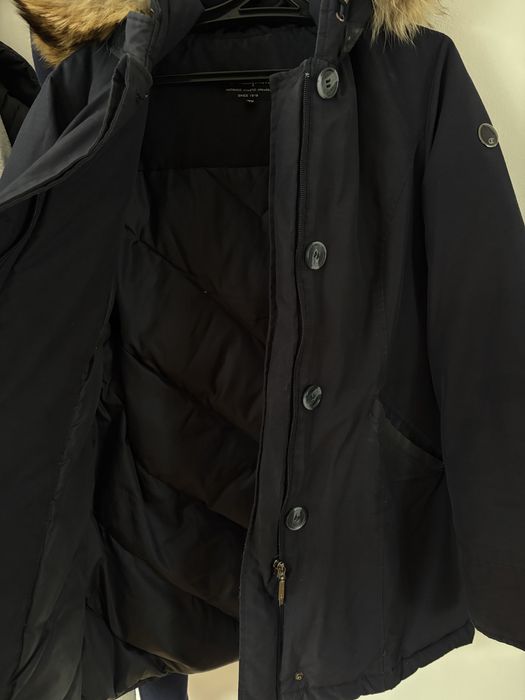 Темно-синий Пуховик Champion