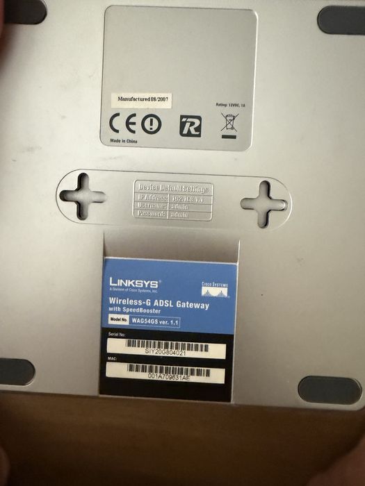 Продам Linksys -G-ADSL