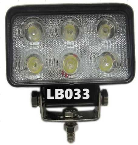 ЛЕД прожектор 18W LED дневни халогени светлини фар раб. лампа 12/24V