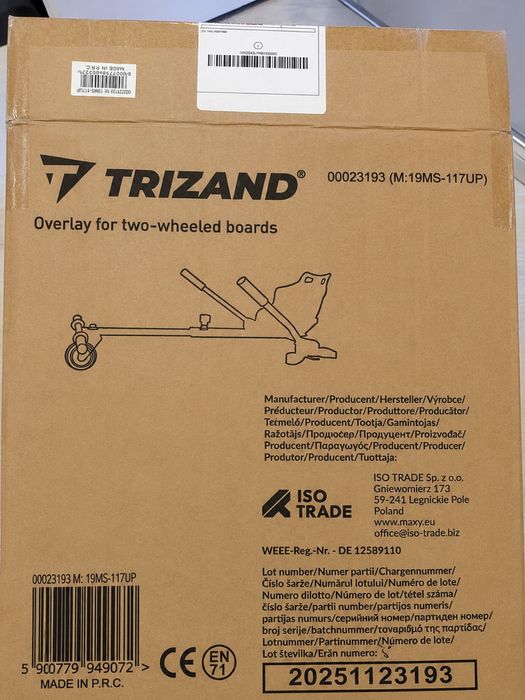 Hoverboard Jetson Prism + Kart/Scaun Trizand – aproape nou, probat o singură dată