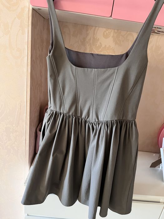 Сива парти рокля Zara