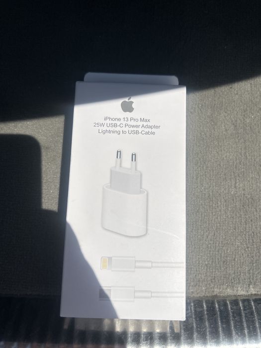 incarcator iphone( apple) cablu+ adaptor type c