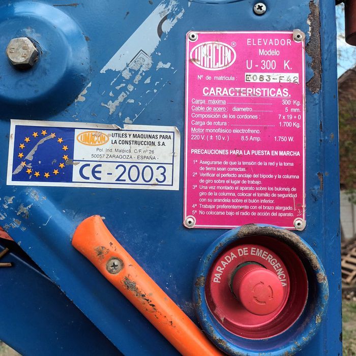 Polipasto ,macara electrico ,electopalan ,elevator