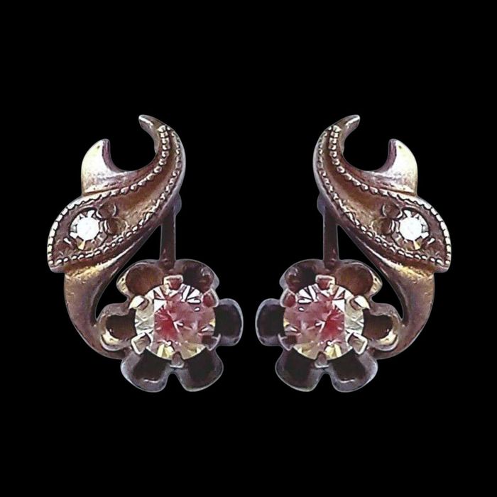 Серьги серебро (советское)