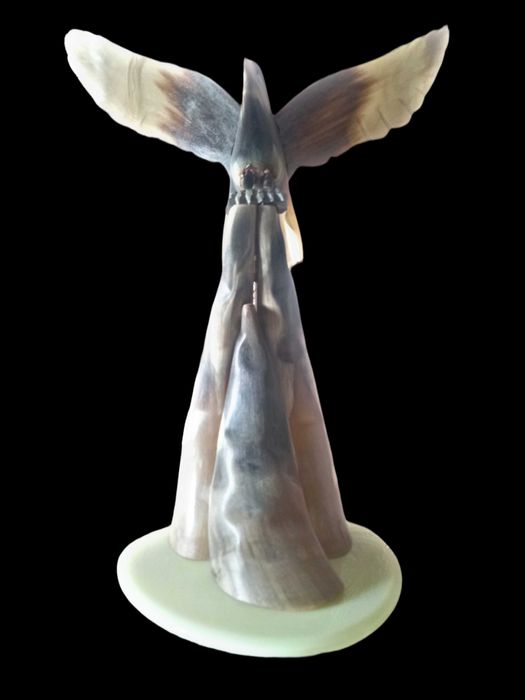 Статуэтка орла / СССР / рог и кость