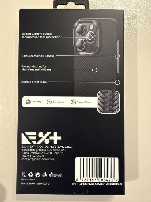 Калъф Next One Air Shield за iPhone 15 Pro Max