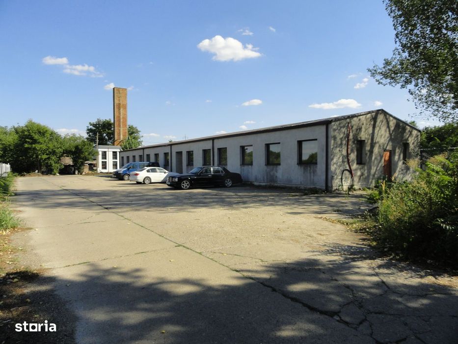 Hala 410 mp, teren aferent 1.838 mp in Gradiste langa Romana Residence