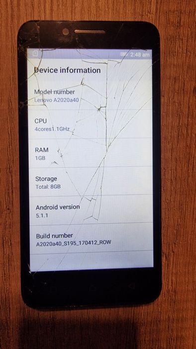 Телефон Lenovo A2020a40