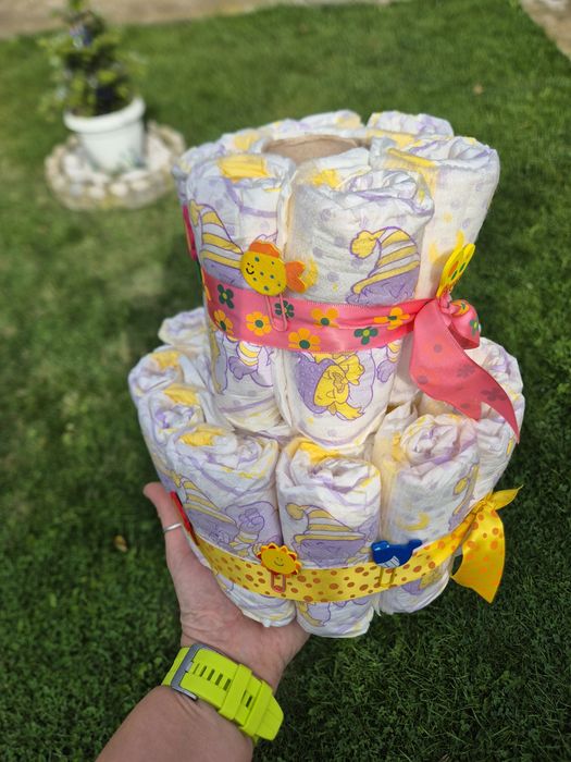 Торта от памперси