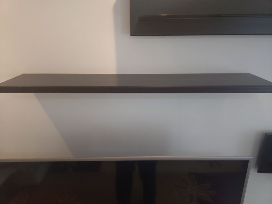 Mobila leaving Lems alb/negru/sticla neagra