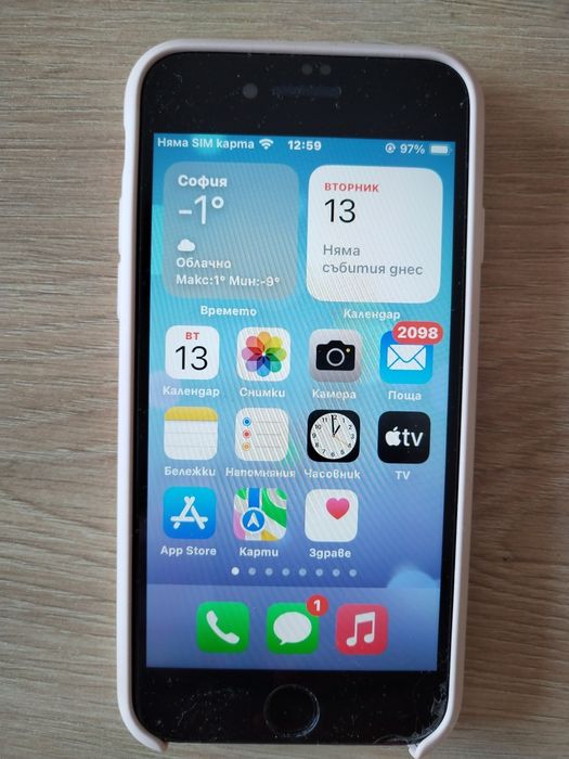 Apple iPhone SE 2020 64GB, 100 % батерия