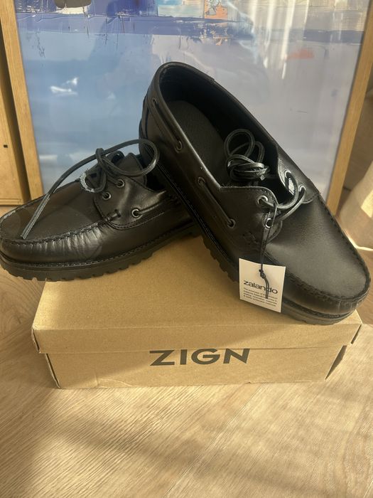 Кожени обувки мокасини zing