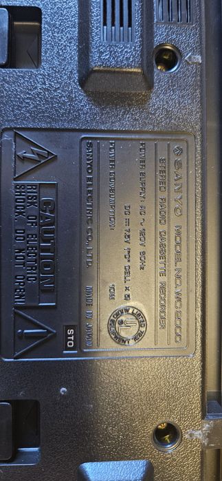 Радиокасетофон Sanyo WC 2000