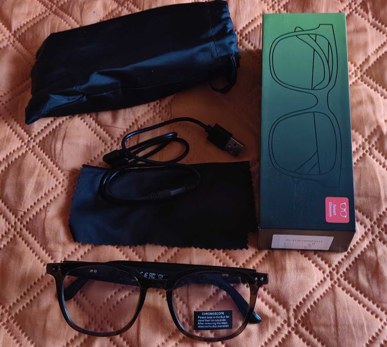 Ochelari Smart Bluetooth cu traducere AI