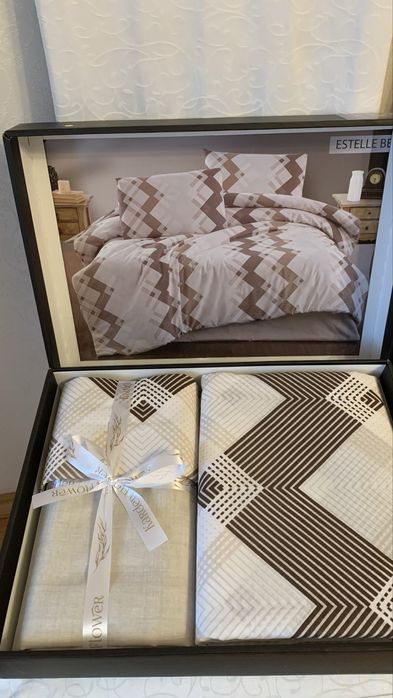 Новое пастельное белье 2-х спалка