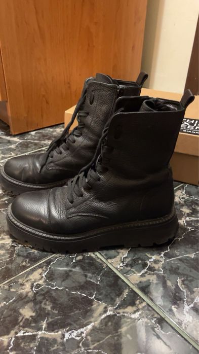 Боти от естествена кожа Bianki