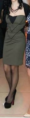 Rochie verde Bershka
