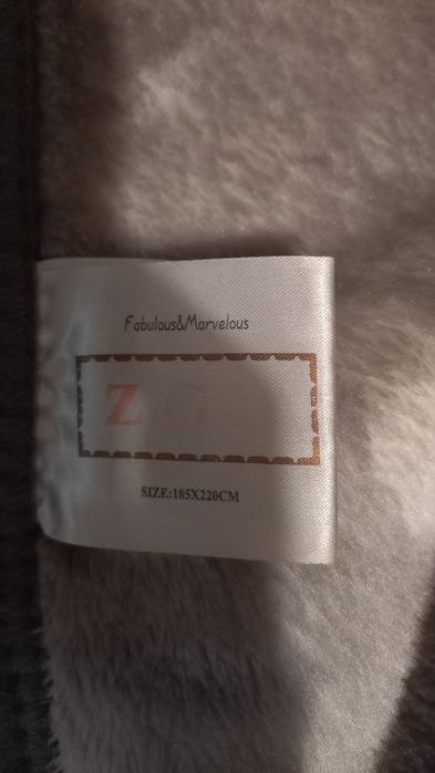 Patura groasa 185×220 cm gri