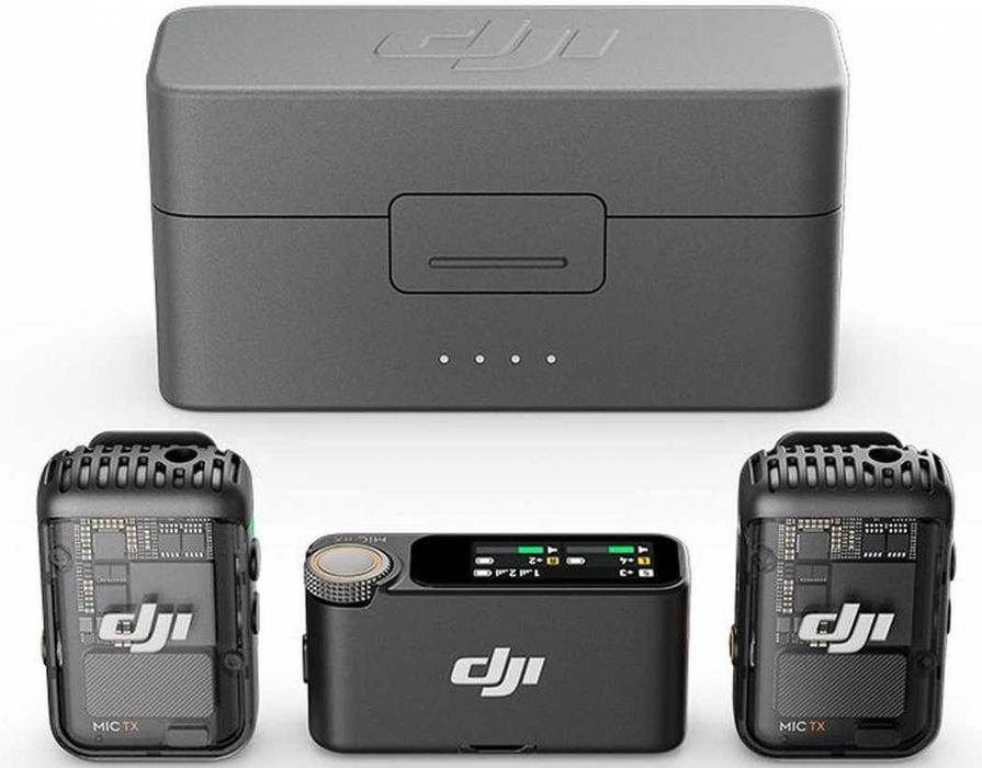 NEW!Микрофон DJI Mic 2(2TX+ 1 RX+Charging Case)Kaspi/Halyk Рассрочка