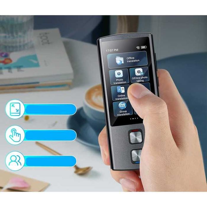 T17 AI Преводач 138 езика – Портативен с Wi-Fi и офлайн поддръжка