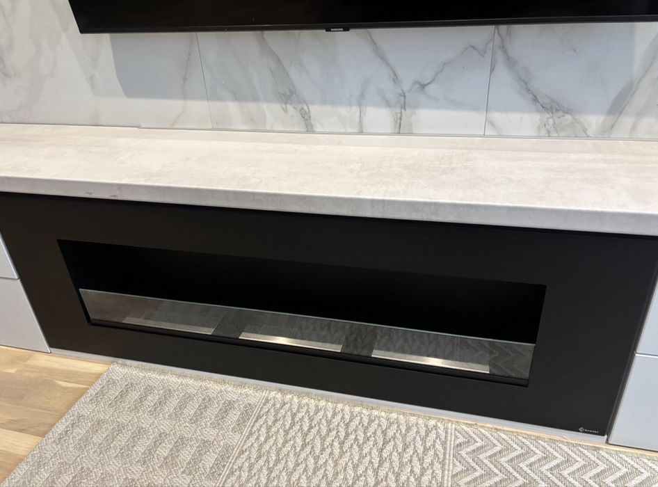 Semineu flacara bioetanol 120 x 40 incastrabil