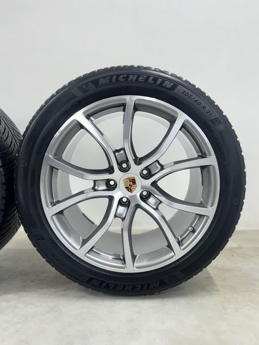 Jante Porsche Cayenne R21 Coupe E3 Originale Exclusiv Design Michelin De iarna