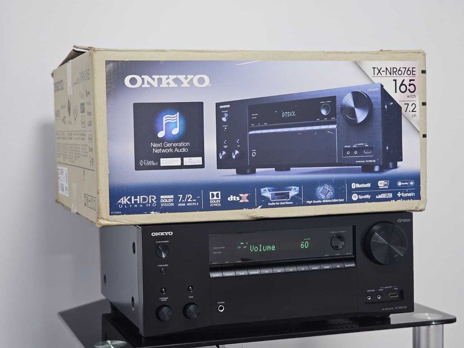 Receiver 7.2 Onkyo TX-NR676E Bluetooth/Wi-fi/Airplay/Spotify