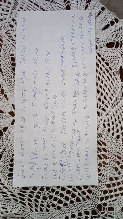 Продавам дискове за playstation 4