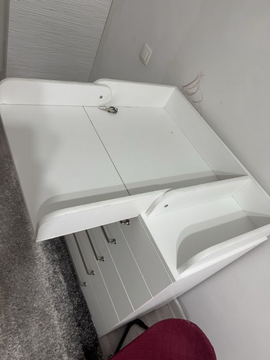 Детский комод с пеленальным столиком, белый