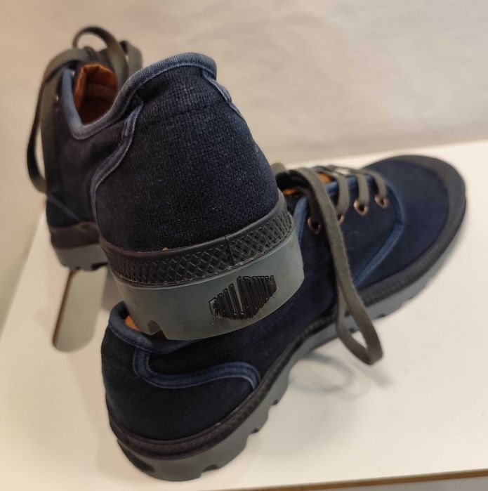 Pantofi sport casual 44 premium Palladium material calitate superioara navy