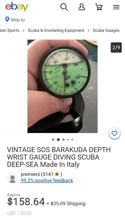 Ceas Diving Sub Scafandru Barakuda SOS Italy