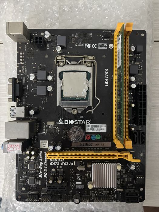 Материнская плата 1150+Core i3