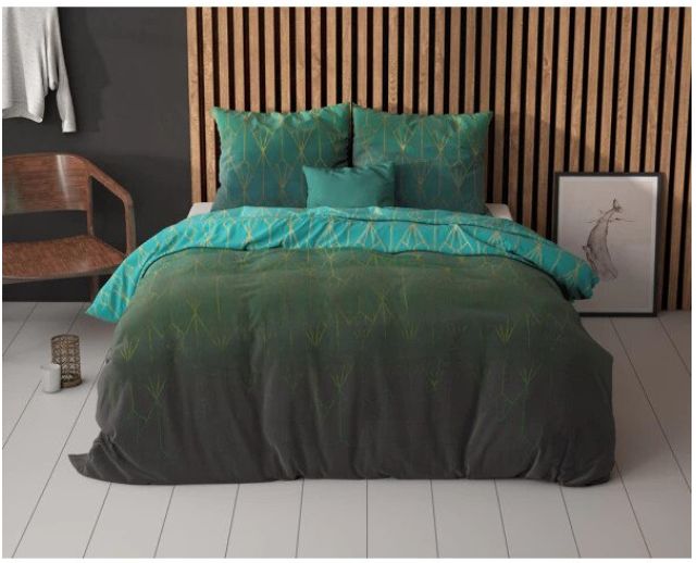 Lenjerie de pat Elegance, 200 x 220 cm, Bumbac, 2 Fete de Perna,