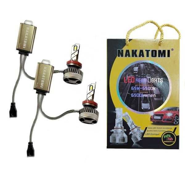 LED крушки (диоден комплект) Nakamoto М5 - H1/H4/H7/H8/H9/H11/ HB3/HB4/9012