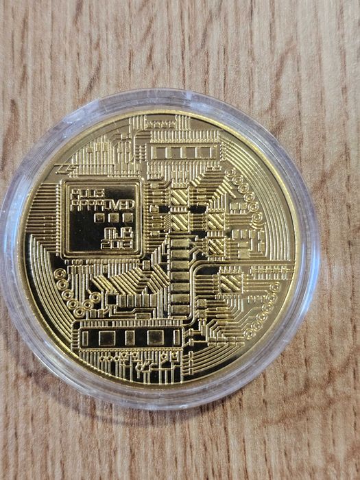 Биткойн монета | Bitcoin | сувенирна колекционерска декоративна|позлатени/посребрени монети| подарък