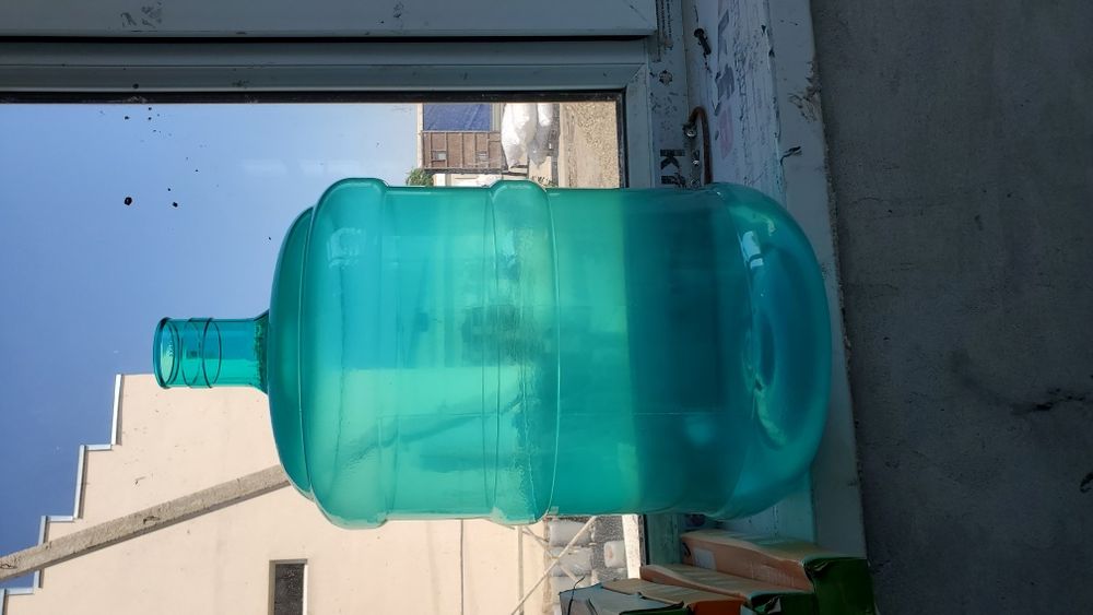 Многоразовая ПЭТ Бутыль для воды 19 литров , капсулы, ручки и крышки