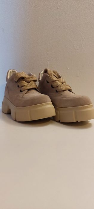 Ghete botine pantofi casual sport noi 36 piele intoarsa