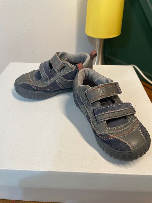 Pantofi copii, piele, 23, picior lat