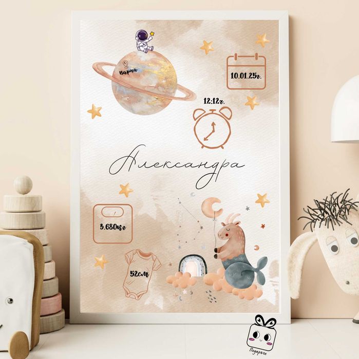 Персонализирани бебешки визитки