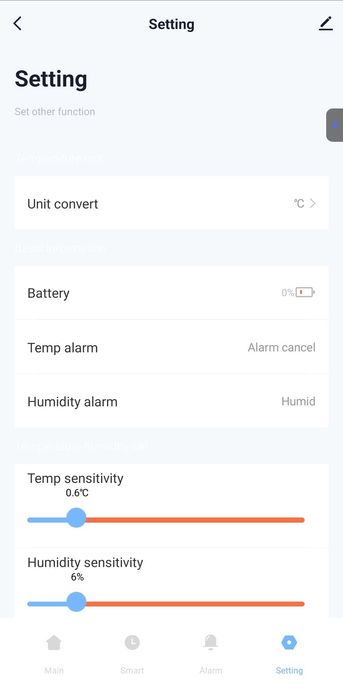 Senzor de temperatura interior/exterior